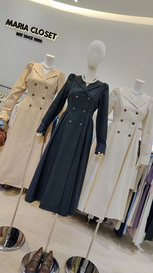Double Breasted Blazer Dress